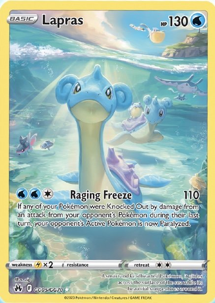 Lapras (GG05/GG70) [Sword & Shield: Crown Zenith] | Good Games Adelaide SA
