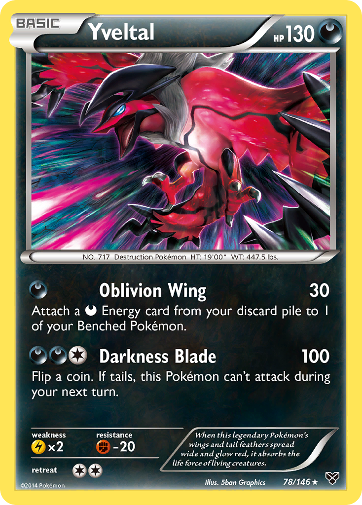 Yveltal (78/146) [XY: Base Set] | Good Games Adelaide SA