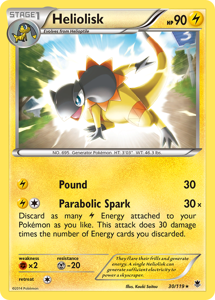 Heliolisk (30/119) [XY: Phantom Forces] | Good Games Adelaide SA