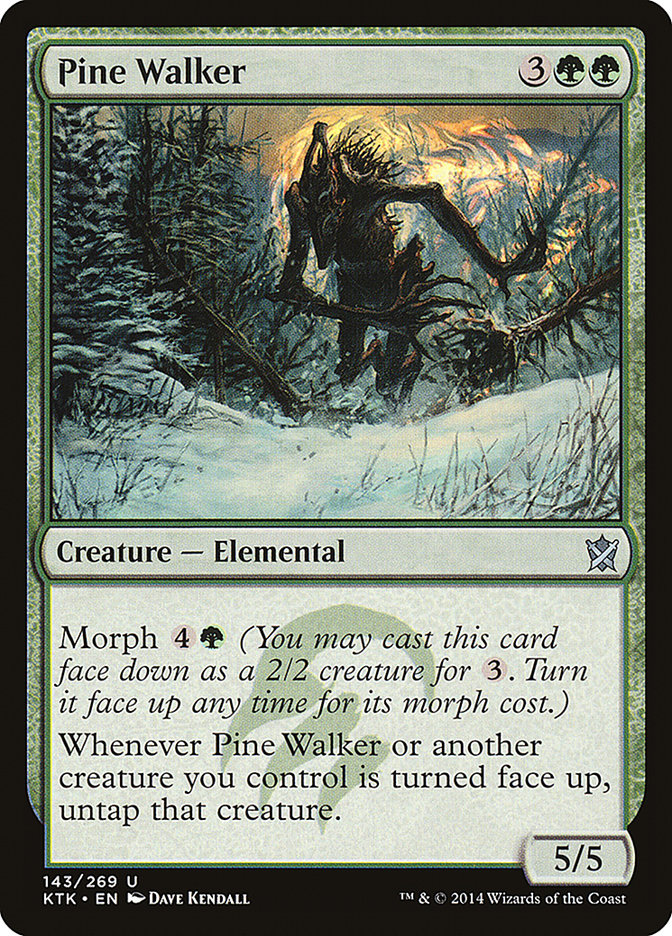 Pine Walker 143 (Khans of Tarkir)  - Foil | Good Games Adelaide SA