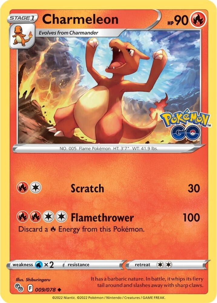 Charmeleon 009/078 (Pokemon GO)  | Good Games Adelaide SA