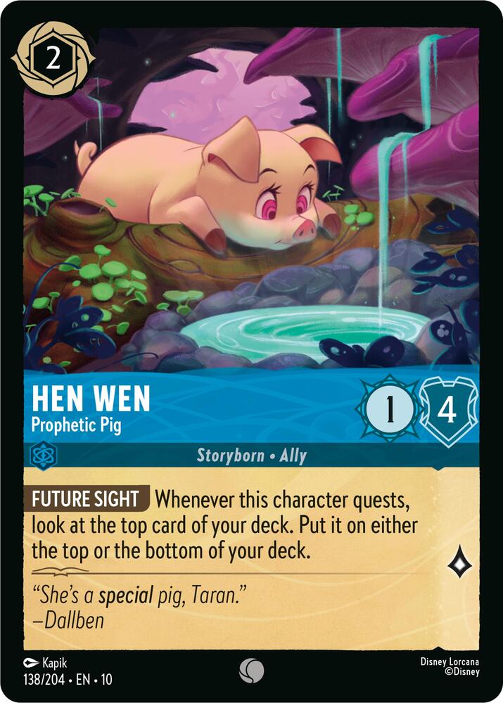 Hen Wen Prophetic Pig 138/204 (Whispers in the Well)  | Good Games Adelaide SA