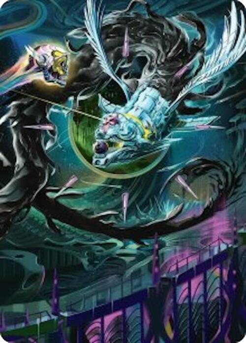 Quantum Riddler Art Card 39 (Art Series: Edge of Eternities)  | Good Games Adelaide SA