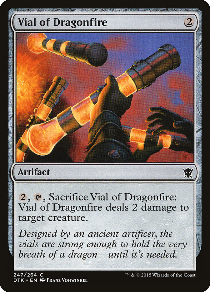 Vial of Dragonfire [Dragons of Tarkir] | Good Games Adelaide SA
