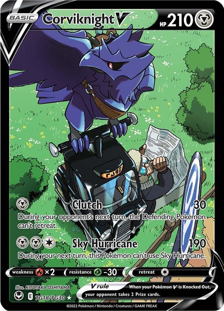Corviknight V TG18/TG30 (SWSH12: Silver Tempest Trainer Gallery)  - Holofoil | Good Games Adelaide SA