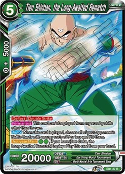Tien Shinhan, the Long-Awaited Rematch (EB1-027) [Battle Evolution Booster] | Good Games Adelaide SA