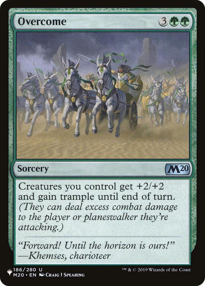 Overcome 186 (The List Reprints)  | Good Games Adelaide SA