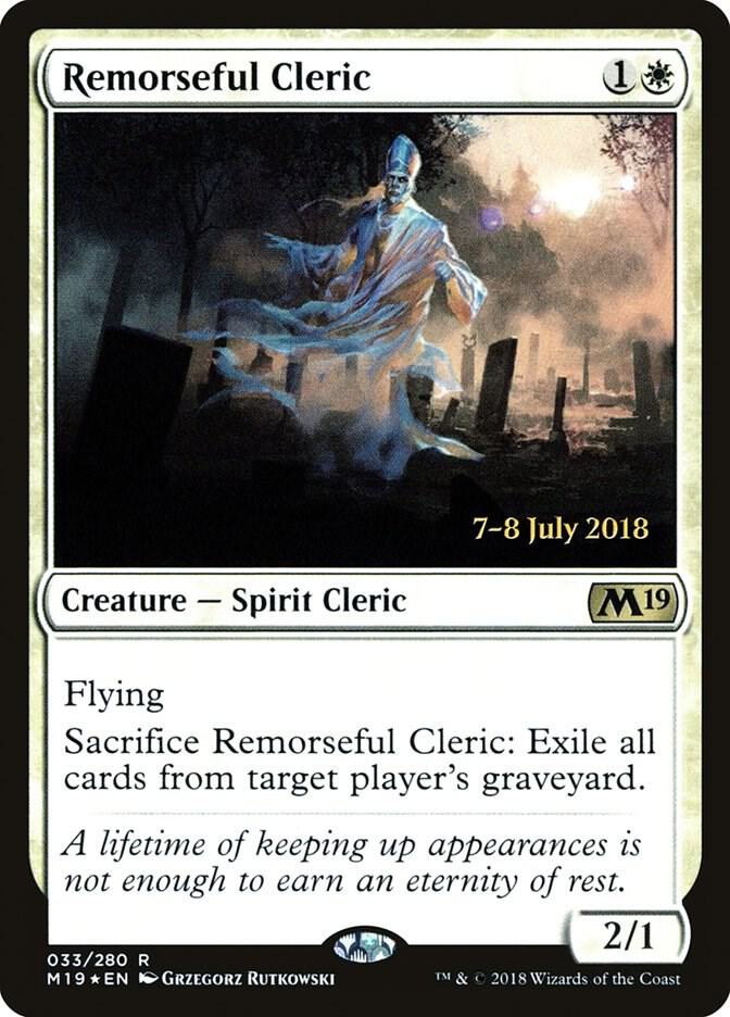 Remorseful Cleric 33 (Prerelease Cards)  - Foil | Good Games Adelaide SA