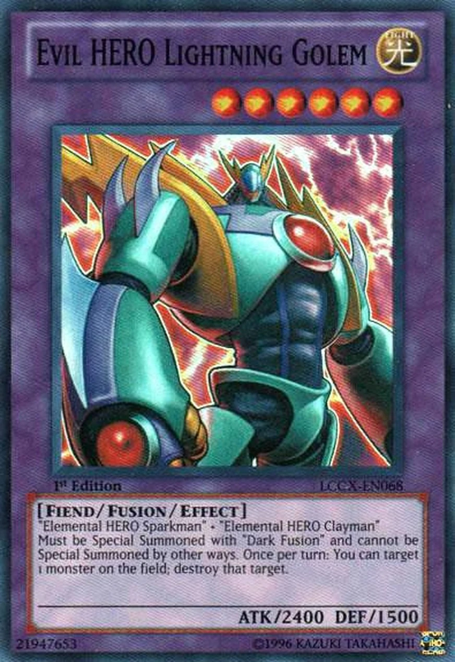 Evil HERO Lightning Golem [LCGX-EN068] Super Rare | Good Games Adelaide SA