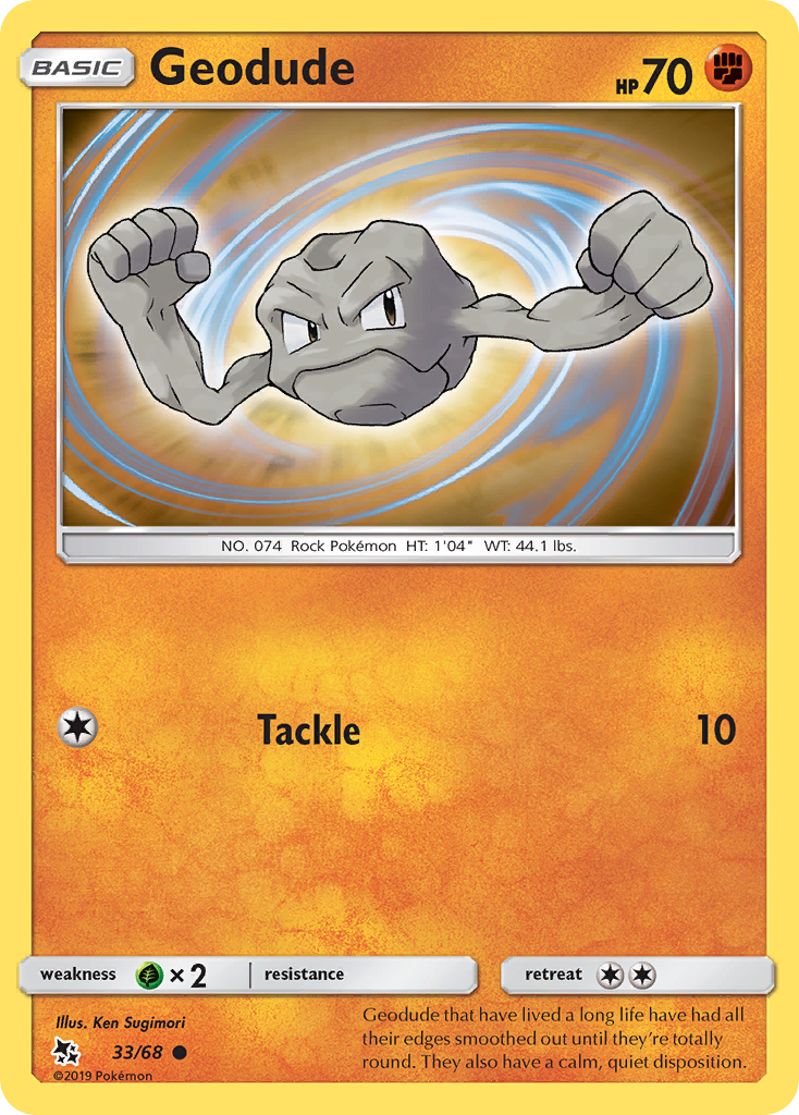 Geodude (33/68) [Sun & Moon: Hidden Fates] | Good Games Adelaide SA