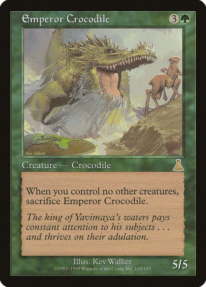 Emperor Crocodile 105 (Urza's Destiny)  - Foil | Good Games Adelaide SA