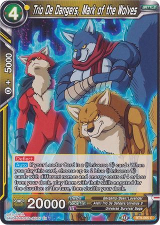 Trio De Dangers, Mark of the Wolves (Reprint) (BT9-065) [Battle Evolution Booster] | Good Games Adelaide SA