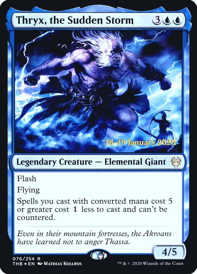 Thryx the Sudden Storm 76 (Prerelease Cards)  - Foil | Good Games Adelaide SA