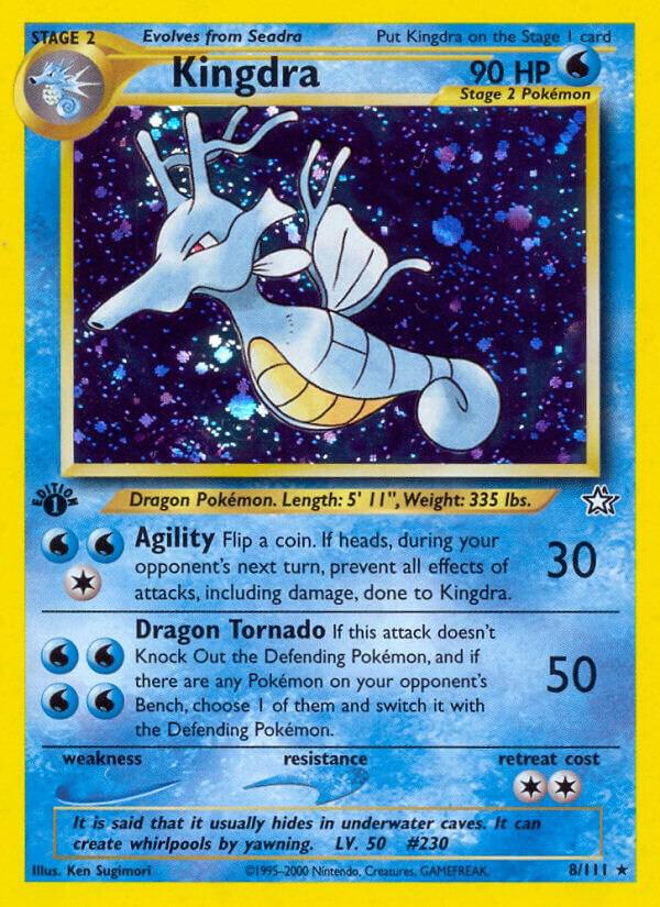 Kingdra 008/111 (Neo Genesis)  - 1st Edition Holofoil | Good Games Adelaide SA