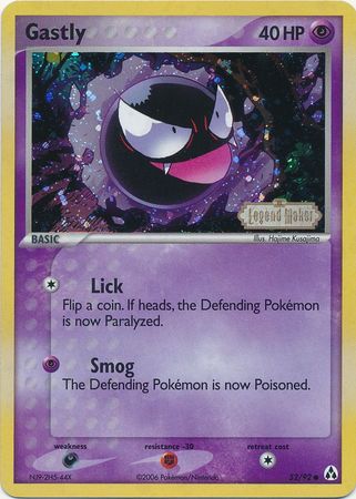 Gastly (52/92) (Stamped) [EX: Legend Maker] | Good Games Adelaide SA