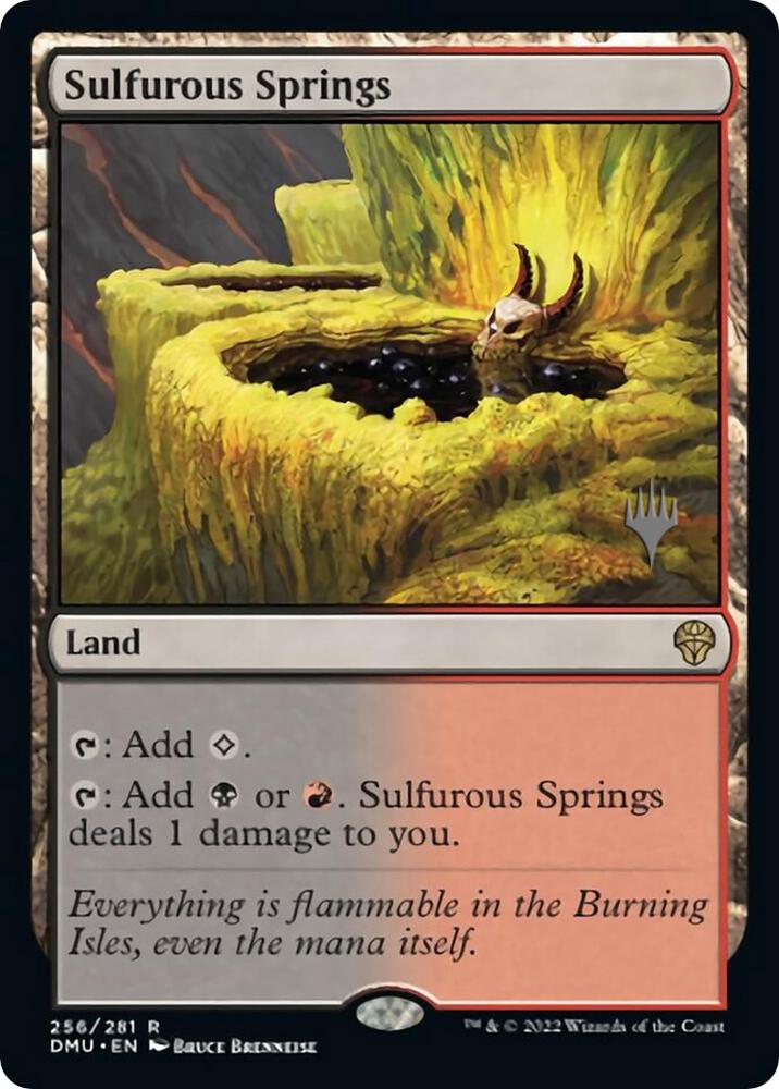 Sulfurous Springs 256 (Promo Pack: Dominaria United)  | Good Games Adelaide SA