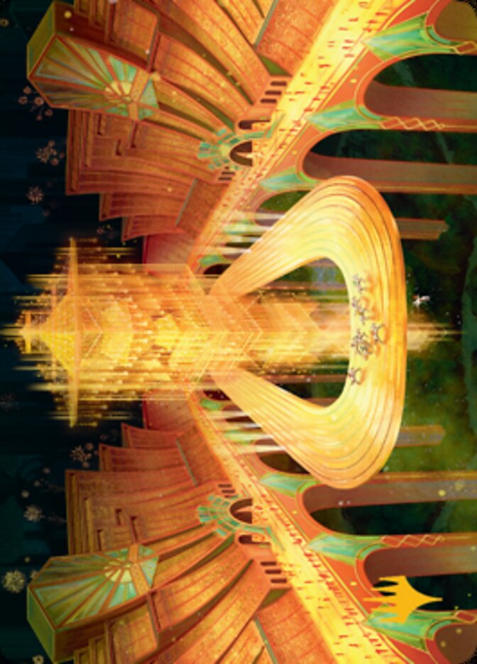 Racers' Ring Art Card (Gold-Stamped Signature) [Streets of New Capenna Art Series] | Good Games Adelaide SA