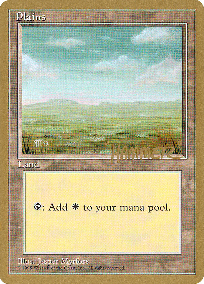 Plains (shr364) (Shawn "Hammer" Regnier) [Pro Tour Collector Set] | Good Games Adelaide SA