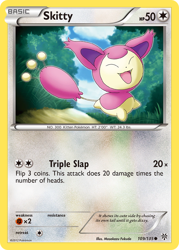 Skitty (109/135) [Black & White: Plasma Storm] | Good Games Adelaide SA