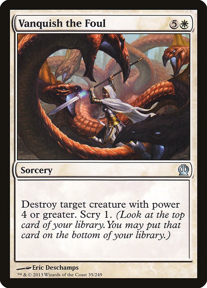 Vanquish the Foul 35 (Theros)  - Foil | Good Games Adelaide SA