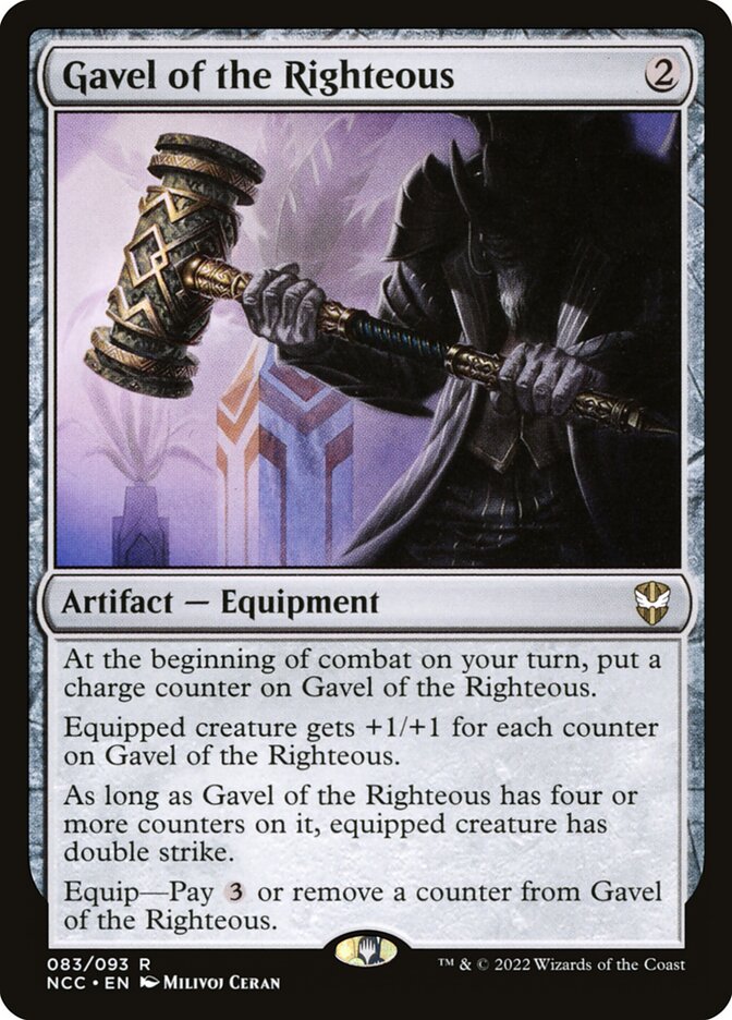 Gavel of the Righteous 83 (Commander: Streets of New Capenna)  | Good Games Adelaide SA