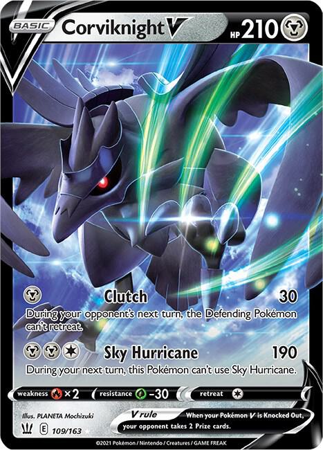 Corviknight V 109/163 (SWSH05: Battle Styles)  - Holofoil | Good Games Adelaide SA