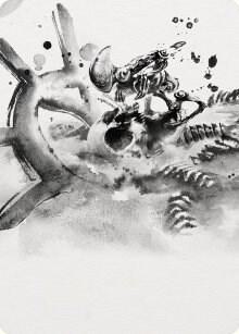 Myr Convert Art Card 81 (Art Series: Phyrexia: All Will Be One)  | Good Games Adelaide SA
