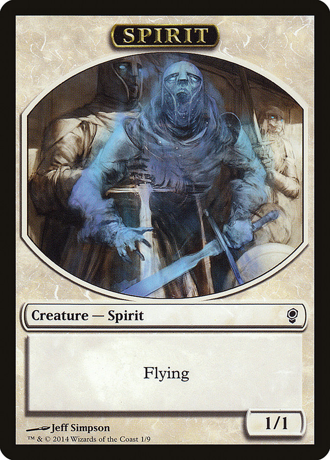 Spirit Token [Conspiracy Tokens] | Good Games Adelaide SA