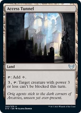Access Tunnel 262 (Strixhaven: School of Mages)  - Foil | Good Games Adelaide SA