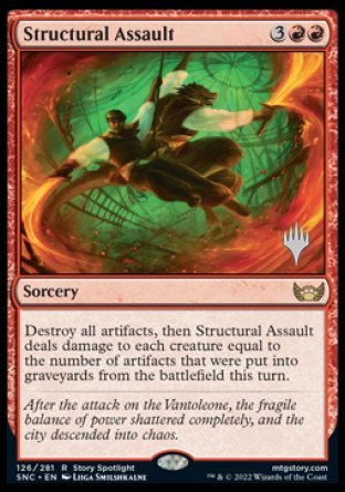 Structural Assault (Promo Pack) [Streets of New Capenna Promos] | Good Games Adelaide SA