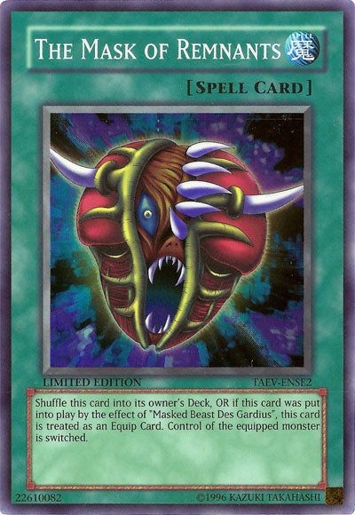 The Mask of Remnants [TAEV-ENSE2] Super Rare | Good Games Adelaide SA