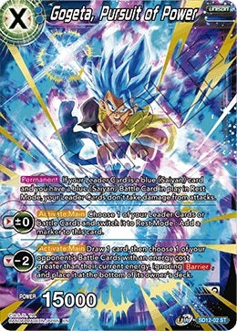 Gogeta, Pursuit of Power (SD12-02) [Rise of the Unison Warrior 2nd Edition] | Good Games Adelaide SA