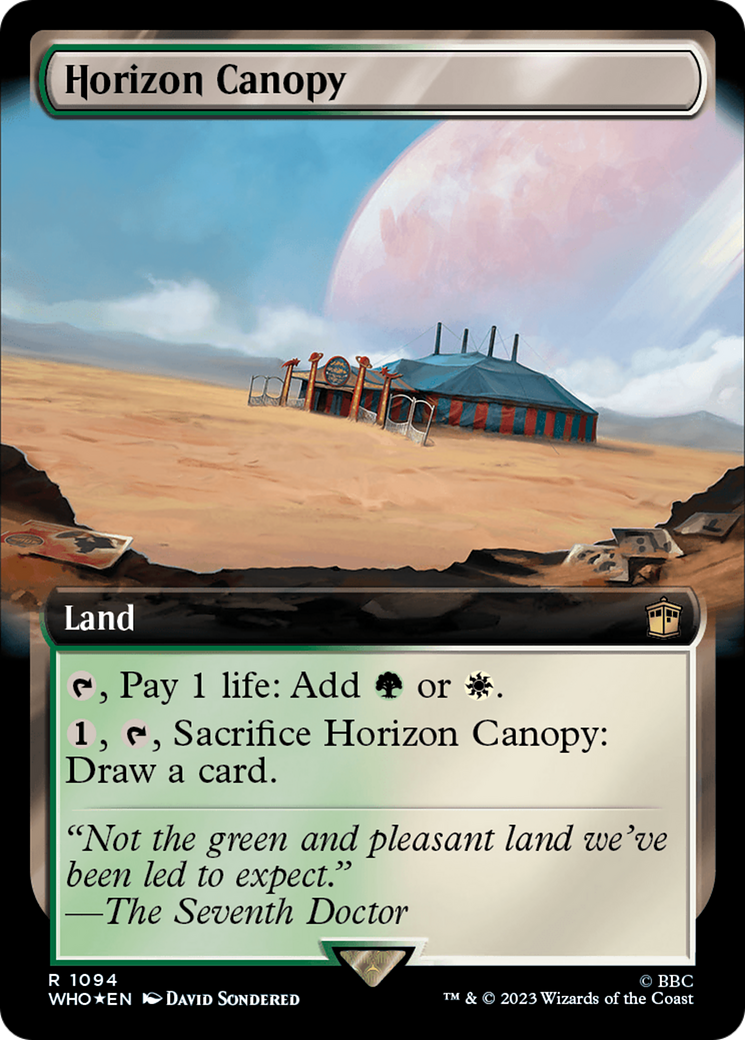 Horizon Canopy (Extended Art) (Surge Foil) [Doctor Who] | Good Games Adelaide SA