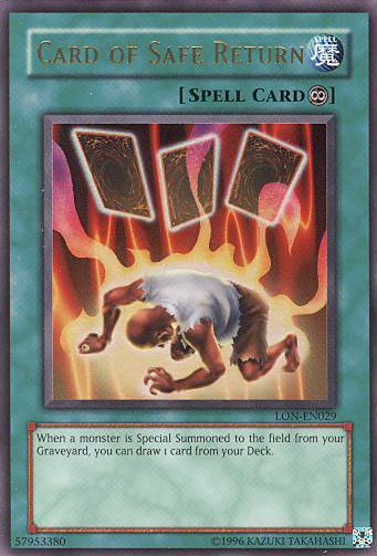 Card of Safe Return [LON-EN029] Ultra Rare | Good Games Adelaide SA
