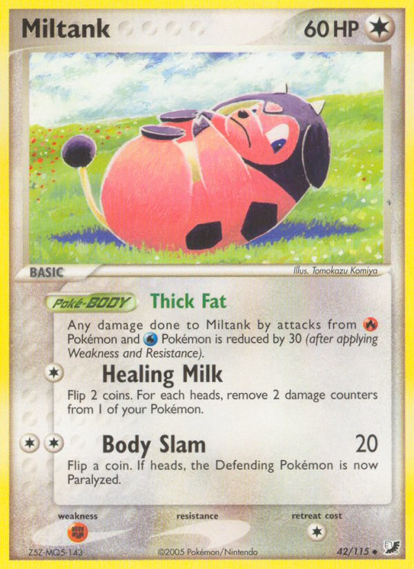 Miltank (42/115) [EX: Unseen Forces] | Good Games Adelaide SA
