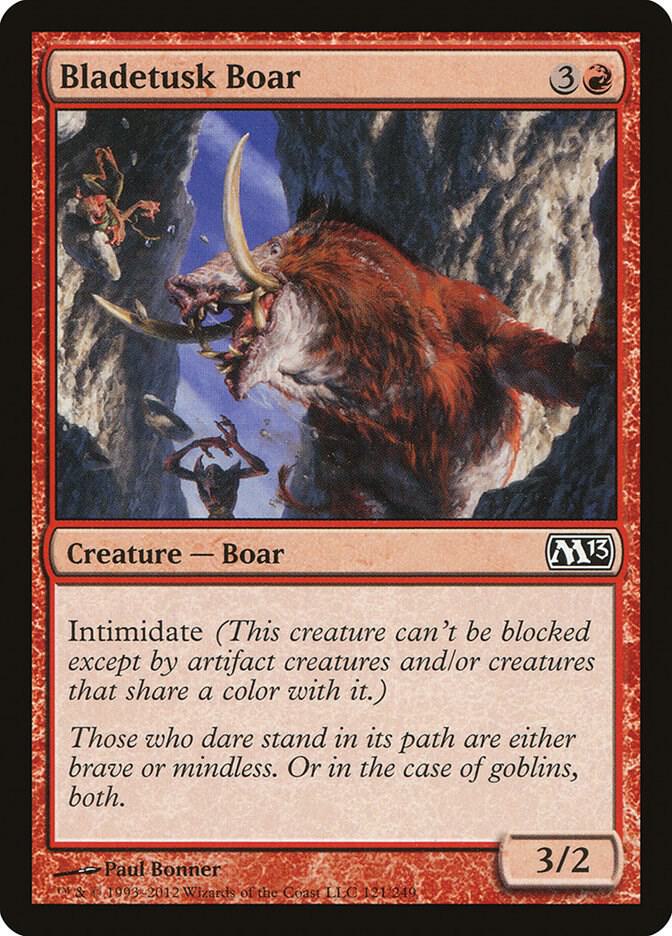 Bladetusk Boar 121 (Magic 2013 (M13))  | Good Games Adelaide SA