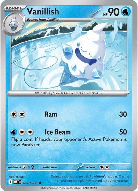 Vanillish 028/086 (SV: White Flare)  | Good Games Adelaide SA