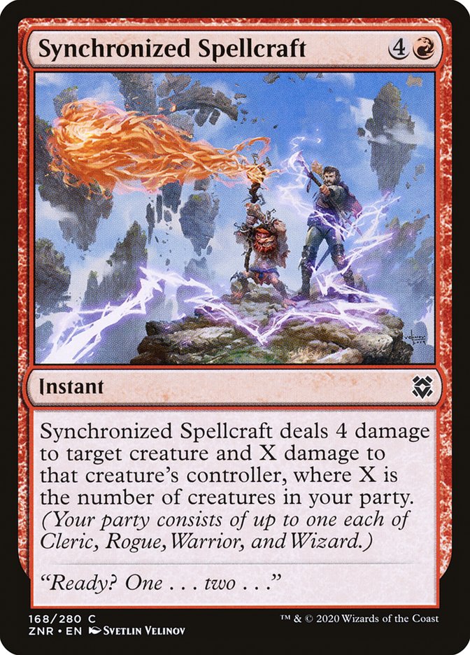 Synchronized Spellcraft 168/280 (Zendikar Rising)  | Good Games Adelaide SA