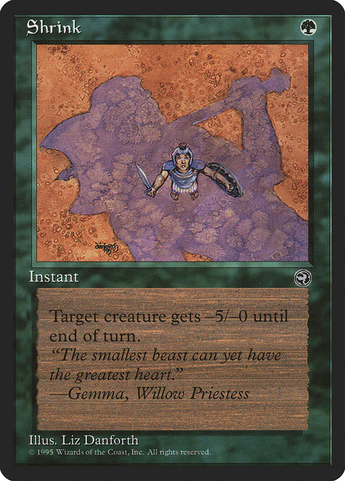 Shrink (Gemma Flavor Text) [Homelands] | Good Games Adelaide SA