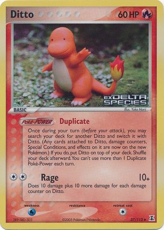 Ditto (37/113) (Stamped) [EX: Delta Species] | Good Games Adelaide SA