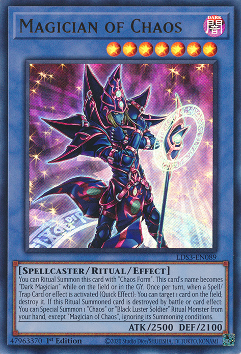 Magician of Chaos [LDS3-EN089] Ultra Rare | Good Games Adelaide SA
