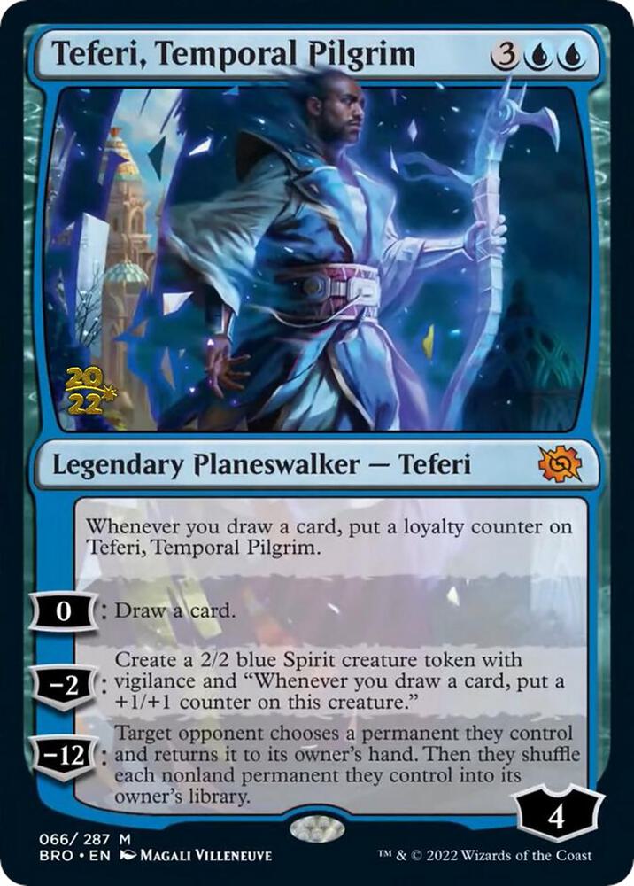 Teferi Temporal Pilgrim 66 (Prerelease Cards)  - Foil | Good Games Adelaide SA
