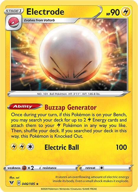 Electrode 046/185 (SWSH04: Vivid Voltage)  - Reverse Holofoil | Good Games Adelaide SA