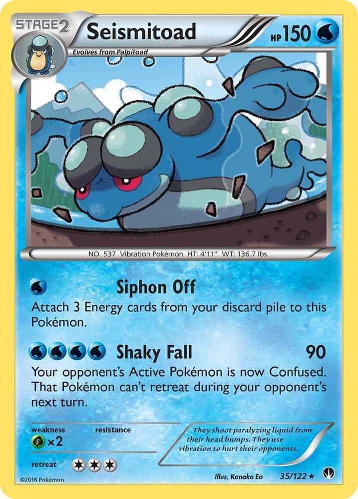 Seismitoad 35/122 (XY - BREAKpoint)  | Good Games Adelaide SA