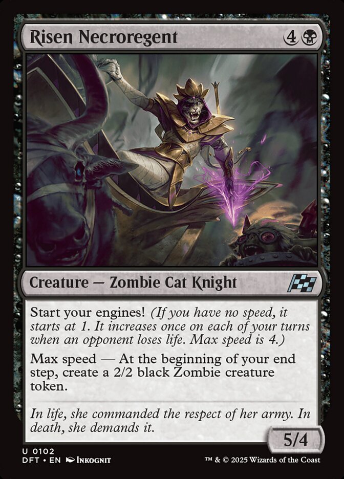 Risen Necroregent 102 (Aetherdrift)  - Foil | Good Games Adelaide SA