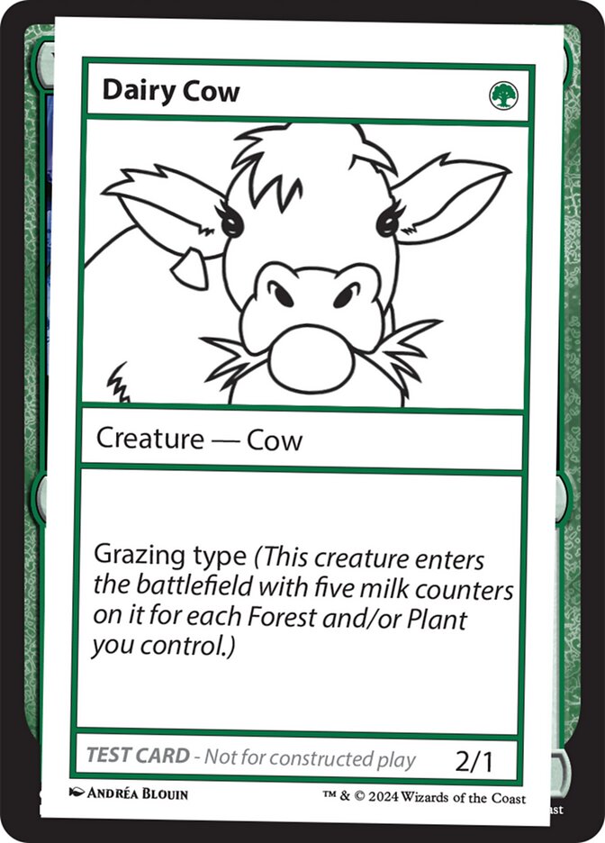 Dairy Cow  (Mystery Booster 2 Playtest Cards)  | Good Games Adelaide SA