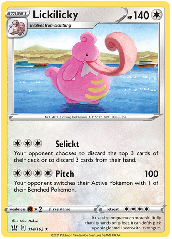Lickilicky (114/163) [Sword & Shield: Battle Styles] | Good Games Adelaide SA