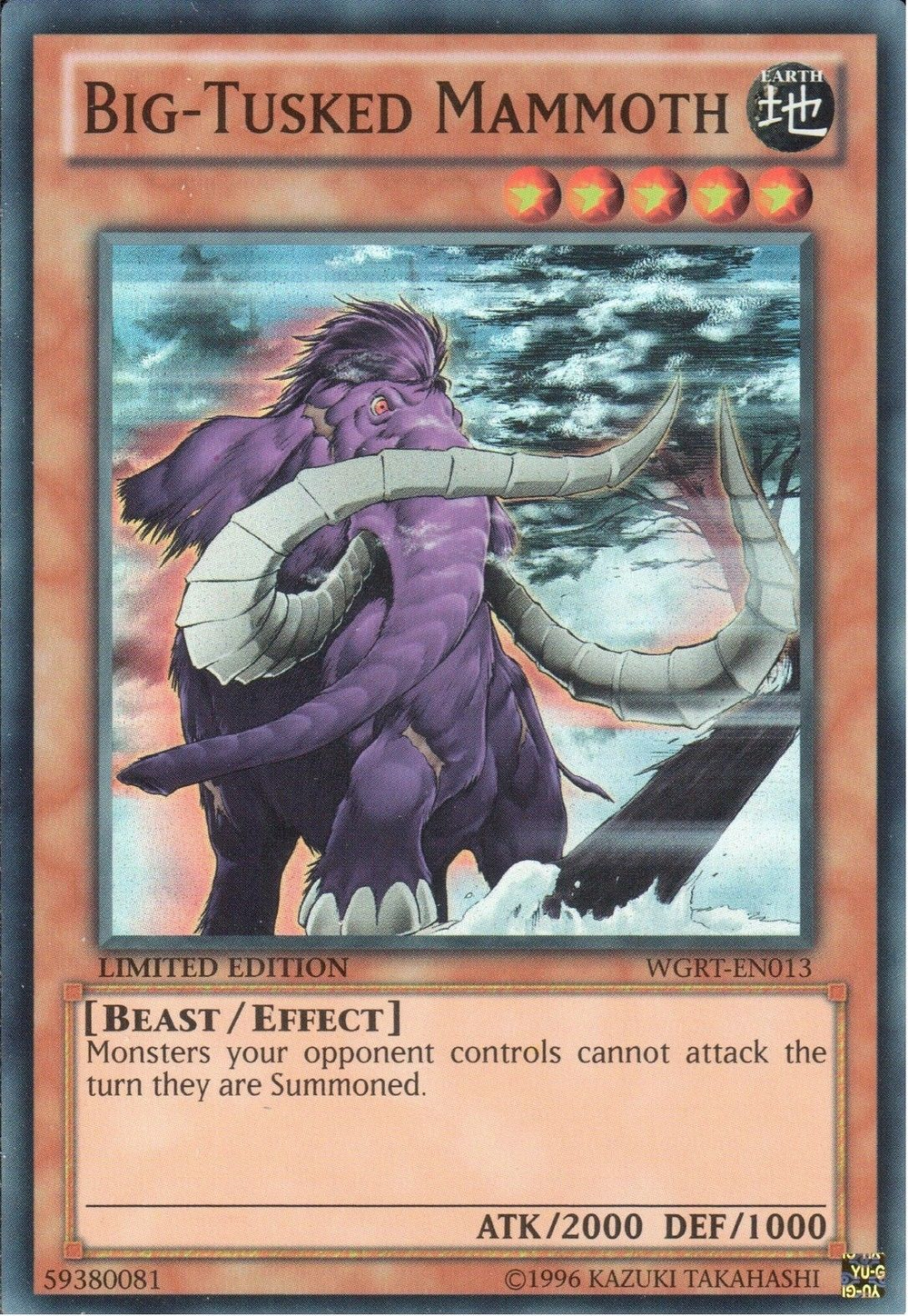 Big-Tusked Mammoth [WGRT-EN013] Super Rare | Good Games Adelaide SA