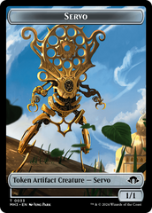 Illusion (Ripple Foil) // Servo Double-Sided Token [Modern Horizons 3 Commander Tokens] | Good Games Adelaide SA