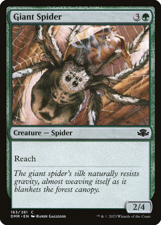 Giant Spider 163 (Dominaria Remastered)  | Good Games Adelaide SA